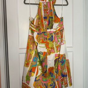 Trina Turk Multicolor Halter Dress Size 8